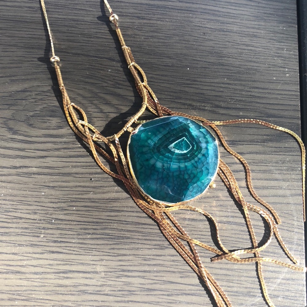 Anthropologie stone necklace